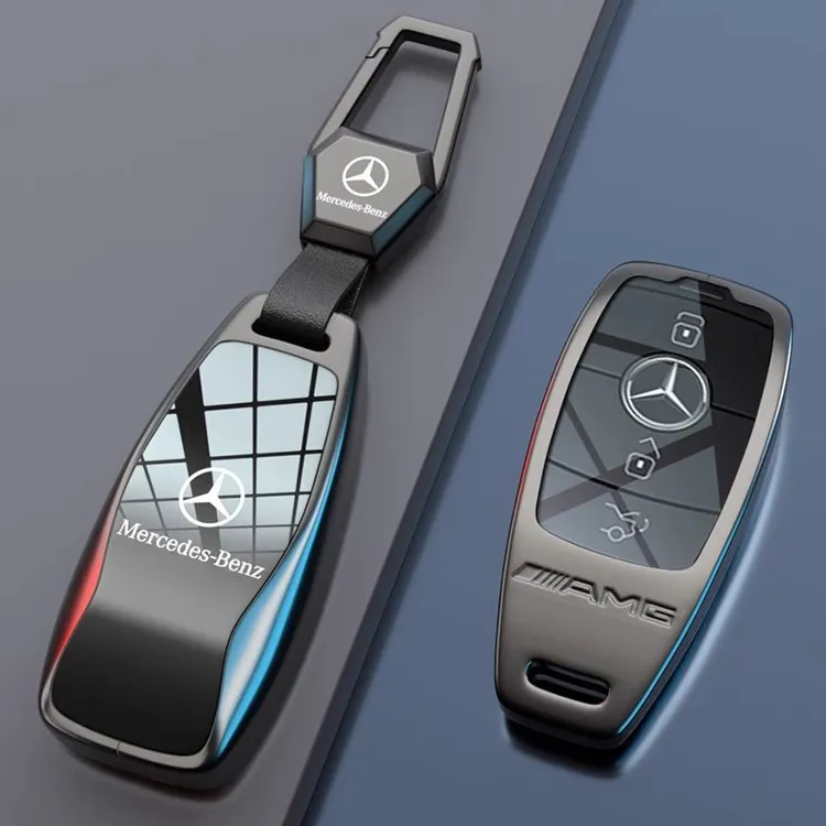 奔驰e300l车钥匙套2024款a200l高级感gla200网红gle350男性壳扣包