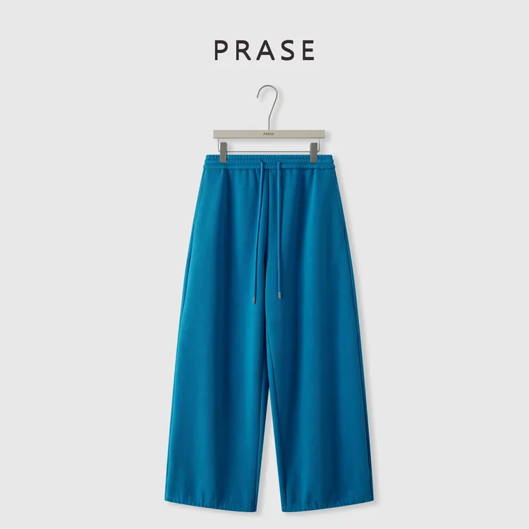 PRASE·噜【暖冬裤】微胖轻奢设计款冬加绒卫裤百搭休闲裤PR512B26