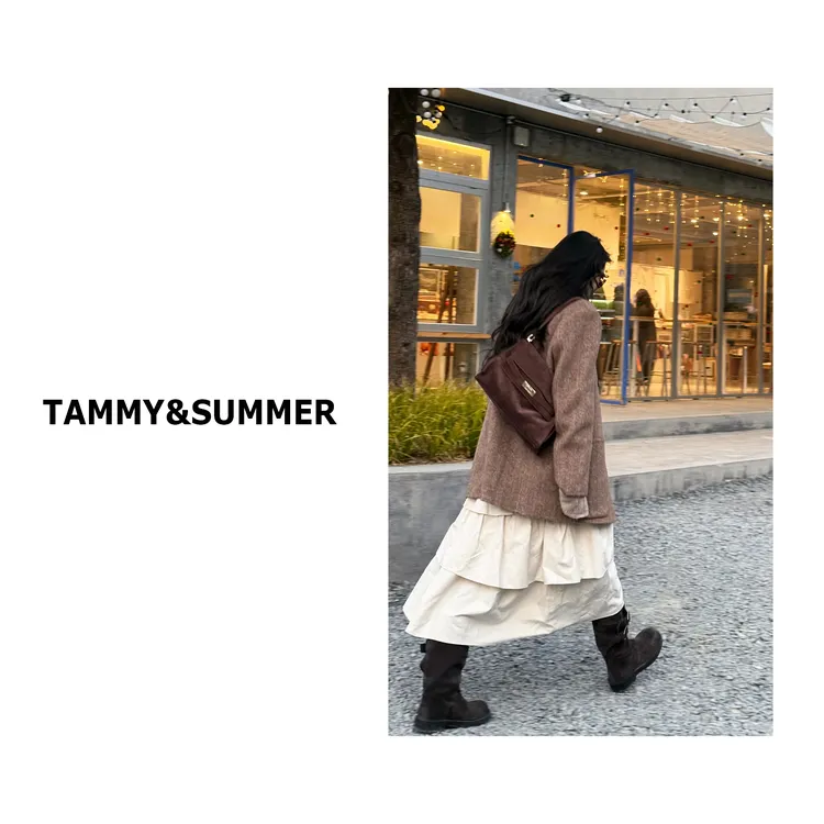 【Tammy&Summer】100%精纺羊毛韩版时尚翻领毛呢羊毛西装外套522728