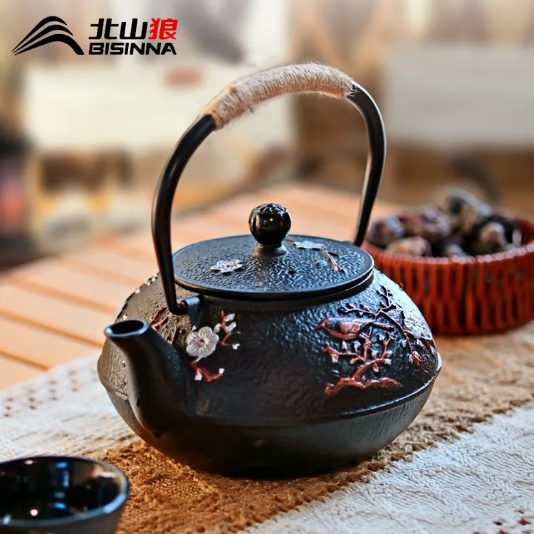 北山狼铸铁壶室内烧水泡茶壶炭火炉电陶炉器具专用围炉煮茶壶水壶