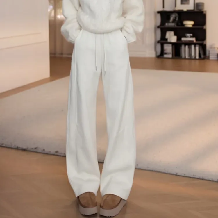 【YANYAN】加绒休闲女秋冬新款高腰百搭阔腿长裤YY-5639