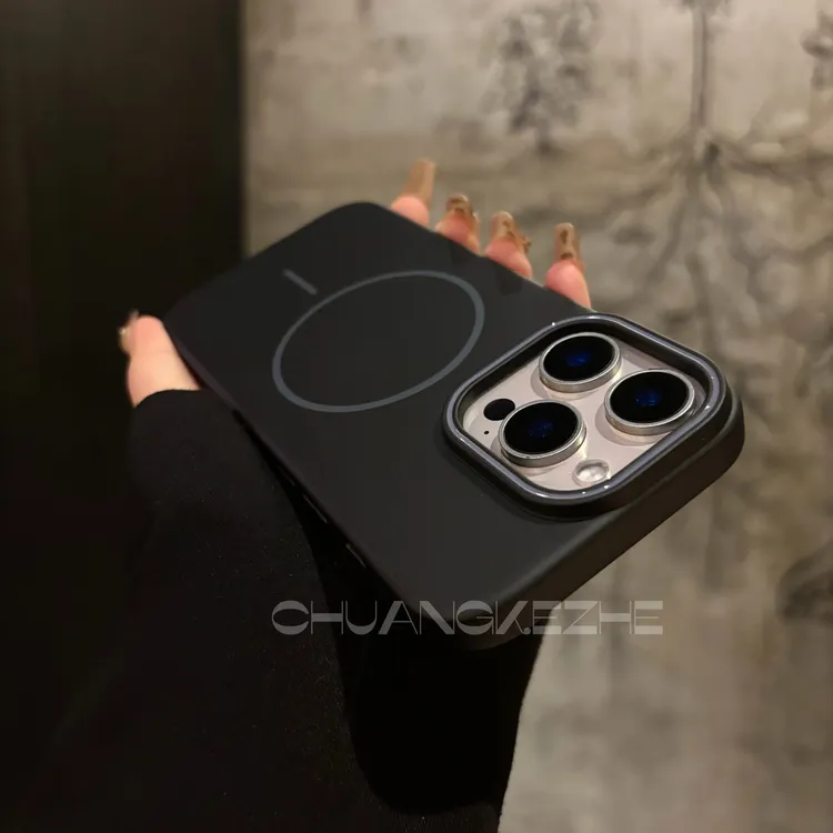 创壳者适用苹果16磁吸细圈ins简约手机壳iphone15/14pro全包保护