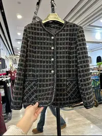 D717女士时尚高级小香风短外套