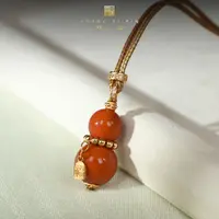 【凰一品】升级版南红葫芦吊坠s925