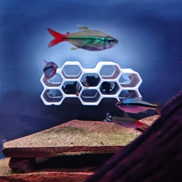 异型鱼迷你鹦鹉孔雀鱼鼠鱼虾虎米虾苏虾黑壳虾鳌虾躲避屋可吸缸壁