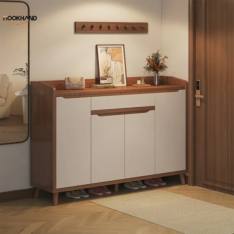 鞋柜家用门口收纳柜一体靠墙入户门玄关超大容量多层2025新款鞋架