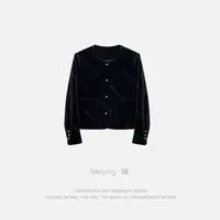 Meiying-"黑白"高级感灯芯绒小香外套YA5QQ070