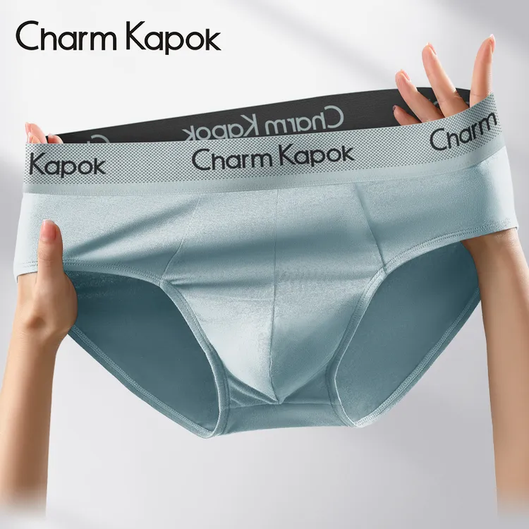 CharmKapok男士三角内裤100%全棉裆纯棉质感2025新款冬季抗菌透气