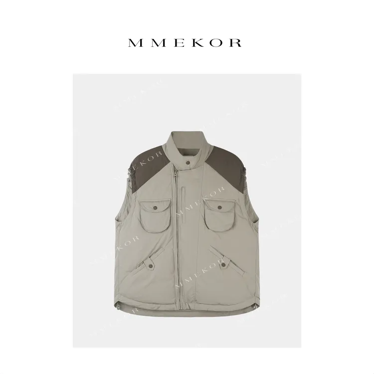 MMEKOR“生咖马甲” 2025新款秋款摩登街头百搭马夹 30326