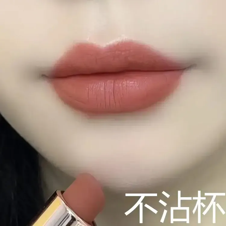 Y口红不沾杯不掉色防水肉桂奶茶色哑光防水持久滋润素颜显白口红
