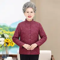 11286-奶奶装老年人秋冬季妈妈女装老人轻薄老太太上衣服