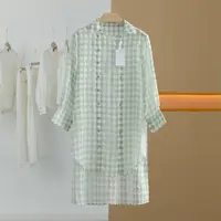 【半价q仓-唐长老自营】货号H0950女装新款休闲宽松衬衫HBL