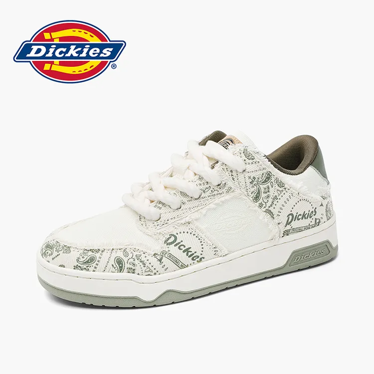 Dickies男鞋2025秋冬新款透气百搭面包鞋风时尚潮流耐磨休闲板鞋