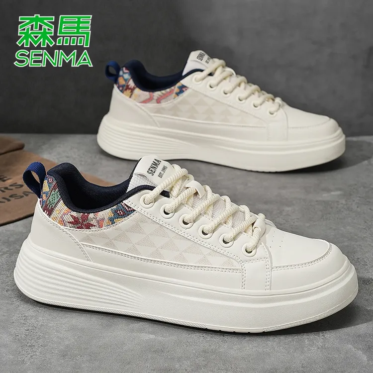 森马鞋子男鞋2025新款秋季爆款小白鞋百搭男士运动轻便休闲板鞋商品图