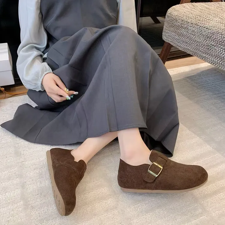 9917 冬季新款一脚蹬勃肯休闲鞋