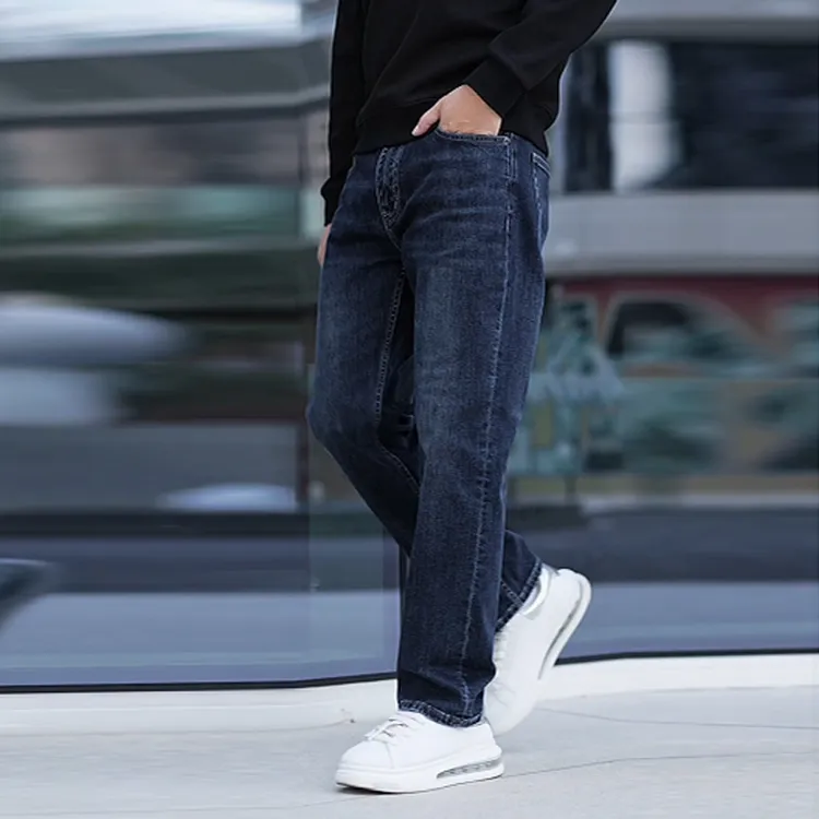 男土直筒休闲牛仔裤宽松穿搭牛仔裤裤子百搭男款牛仔裤男款秋冬款