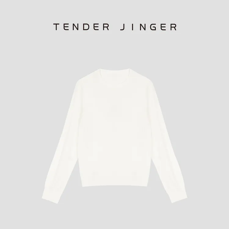 Tender Jinger【陷入柔软秋冬】纯羊毛圆领针织衫T53BBS30737