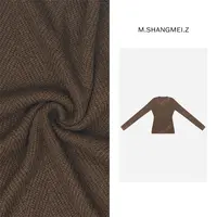 M.SHANGMEI.Z/沐熙【鱼骨衫】美大哥百搭修身显瘦毛针织衫x093026