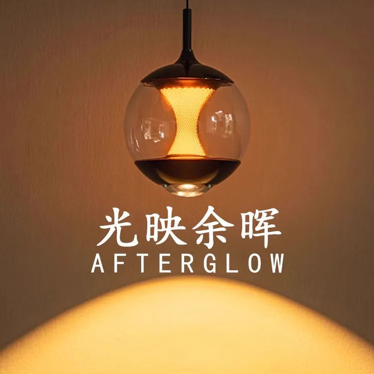 意式轻奢床头吊灯余晖吊灯现代客厅餐厅吧台前台过道卧室装饰灯