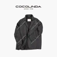 COCOLINDA | Row100%绵羊皮洒脱薄款西装款皮衣F2944