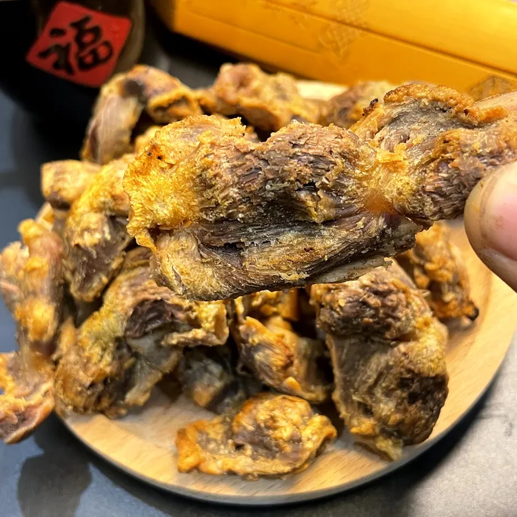 [下酒硬菜]东北炭火烤盐焗鸡胗