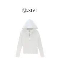 熙薇【心跳记忆】2025早秋新款时尚气质休闲百搭连帽上衣H5208