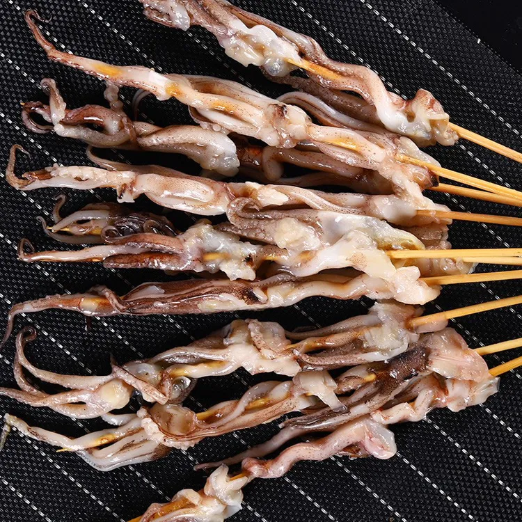精选鱿鱼须串冷冻铁板烧烤大鱿鱼BBQ海鲜水产食材顺丰