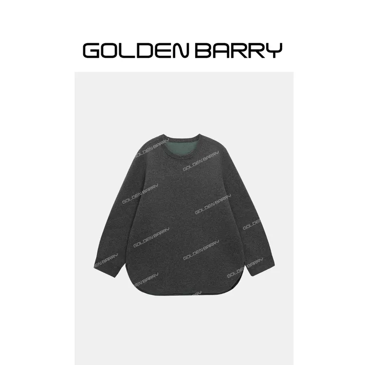 GOLDENBARRY圆领宽松上衣241242