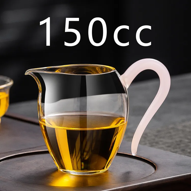 150cc小号玻璃公道杯高档草堂公杯家用功夫茶具分茶器倒茶杯茶海