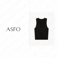 【AS来日】25新羊毛大V领针织叠穿休闲马甲AS25QMY04380