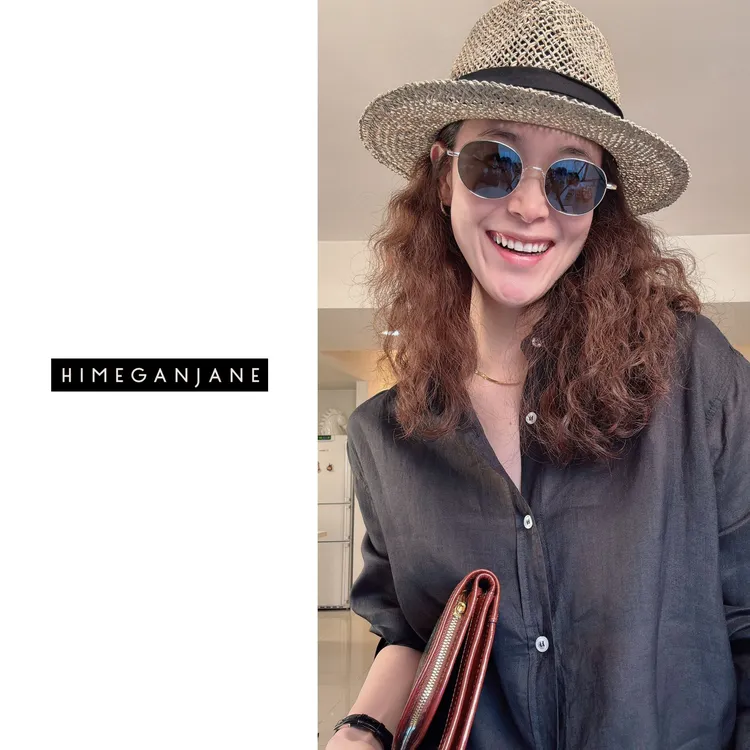 HIMEGANJANE 100%苎麻 气质简约通勤百搭长袖衬衫250796