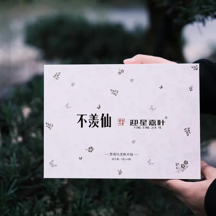 [迎星] 迎星嘉叶 不羡仙-慧苑坑老枞水仙 54g礼盒装武夷岩茶品鉴