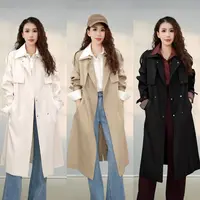 PPY-SJ9102 设计师款休闲韩版百搭经典风衣外套