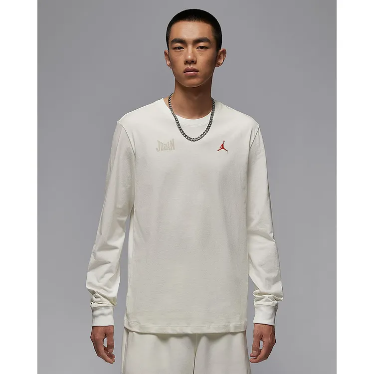 【秋上新-流光风】耐克/NikeJordan 男子长袖印花T恤IM3387-133