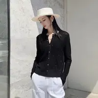 AMASS/阿玛施春季新款时尚亮片开衫优雅通勤百搭针织外套548003