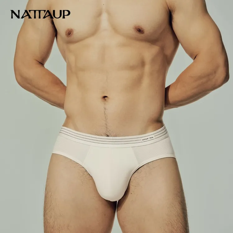 【新品】NATTAUP V系列男士条纹三角裤夏薄透气三角内裤短裤抗菌