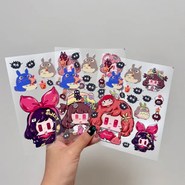 【小满贴纸】diy手绘卡通浮雕贴纸