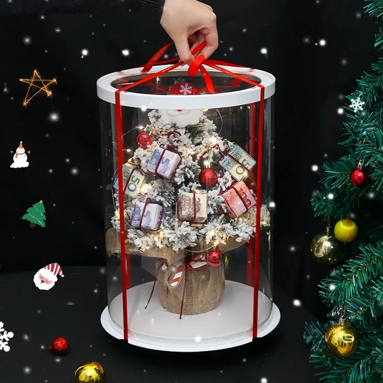 圣诞节礼物手工diy圣诞树有钱花礼盒材料包套装送女生女友仪式感