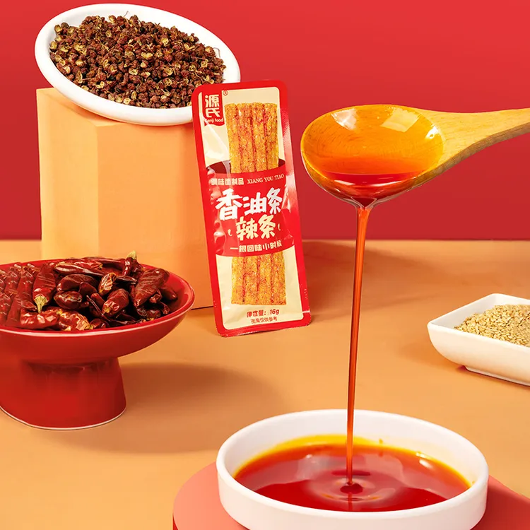 源氏香油条辣条 追剧解馋香辣味休闲零食