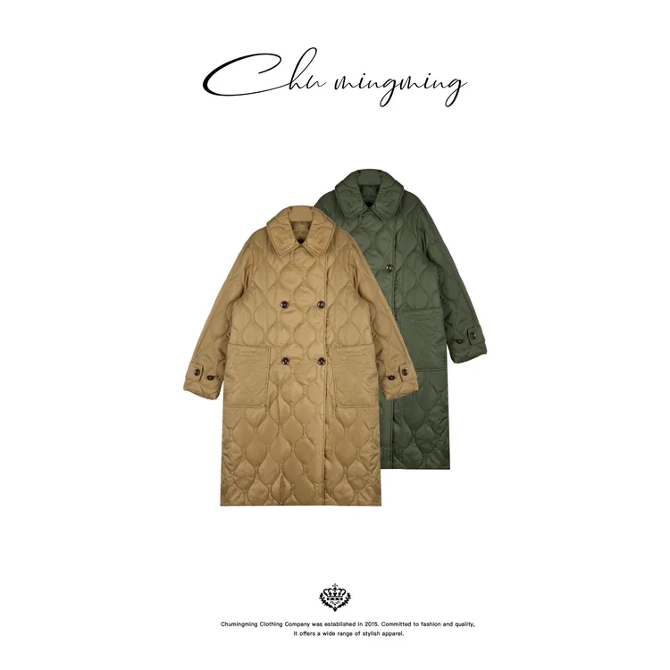  【CHU/2025SSNEW】《暖菱》双排扣棉服LY2522115
