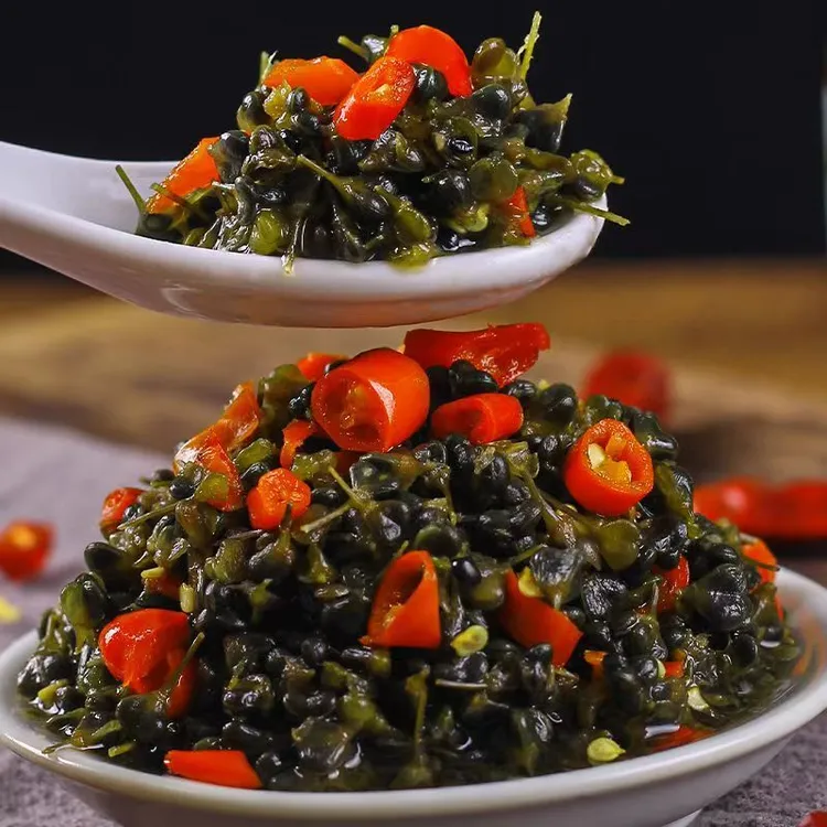 曲靖干巴菌韭菜花500g云南特产下饭咸菜剁椒鱼头炒肉调料酱菜