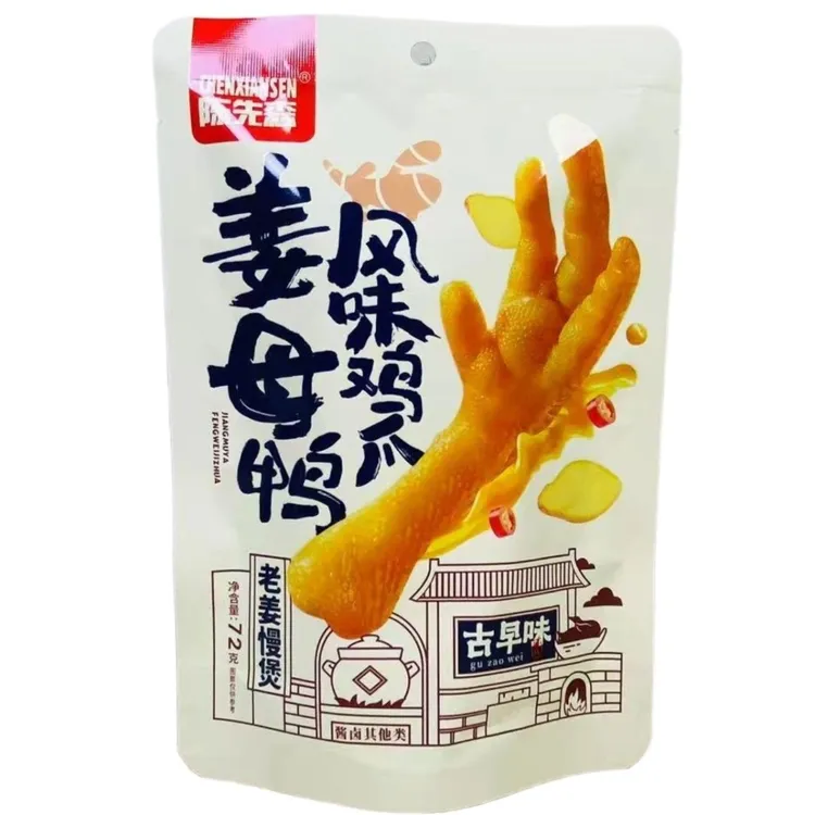 陈先森姜母鸭风味鸡爪72g*5