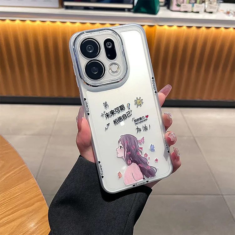 公主范适用oppofindx9手机壳findx9pro时尚小清新女款网红全包套