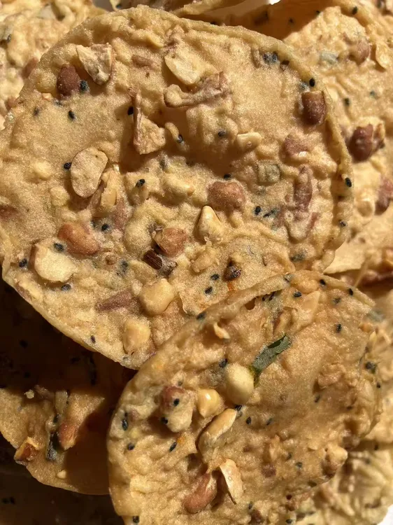 纯纯花生油炸制 江西特产月亮巴咸香酥脆特色休闲美食