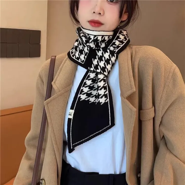 围巾女2025新款秋冬季网红双面韩版百搭时尚加厚保暖围脖简约披肩