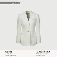 【飒姐专属】秋季休闲风时尚西装修身上衣外套TWWT4203
