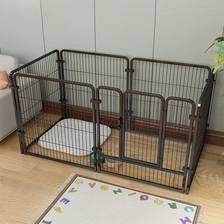 狗笼子狗围栏家用室内宠物栅栏自由组合小中大型犬围栏训厕狗笼子