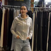 25906连帽修身显瘦长袖T恤2025春秋小个子