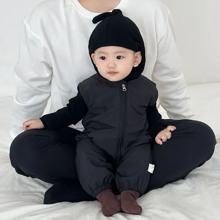 婴儿衣服春秋季套装洋气宝宝连体衣秋装新款韩版婴幼儿秋款外出服