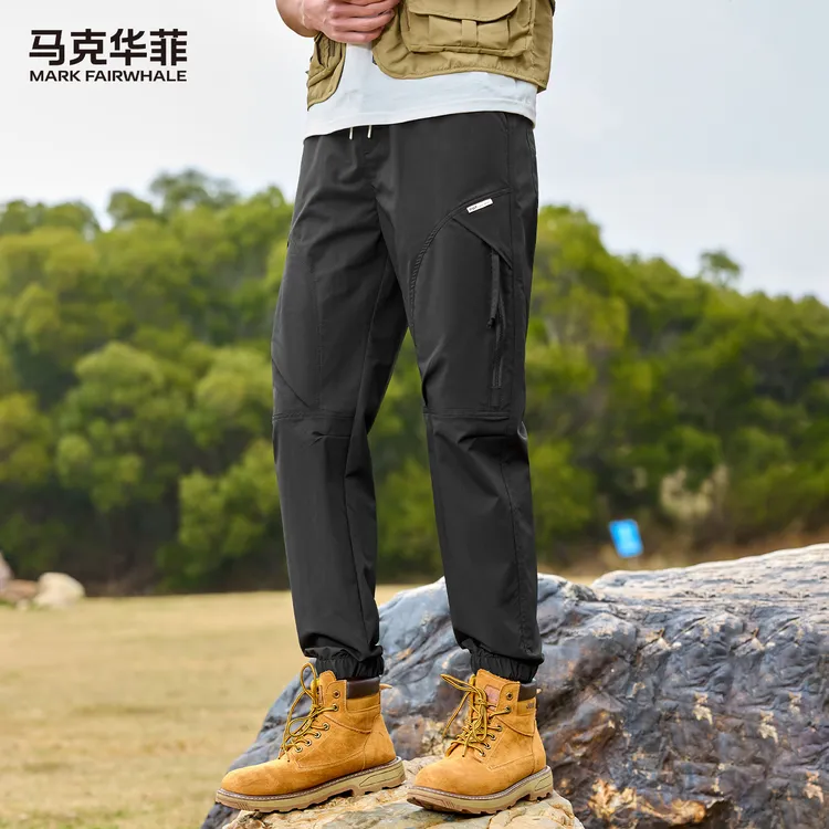 【宽松舒适】马克华菲休闲裤夏季舒适百搭宽松休闲显瘦束脚工装裤男